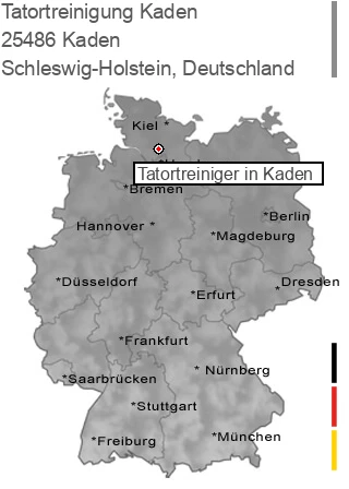 Tatortreinigung Kaden, 25486 Kaden