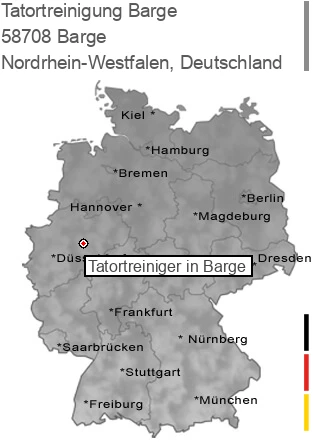 Tatortreinigung Barge, 58708 Barge