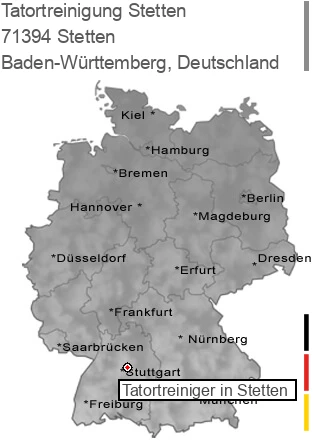 Tatortreinigung Stetten, 71394 Stetten