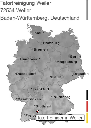 Tatortreinigung Weiler, 72534 Weiler