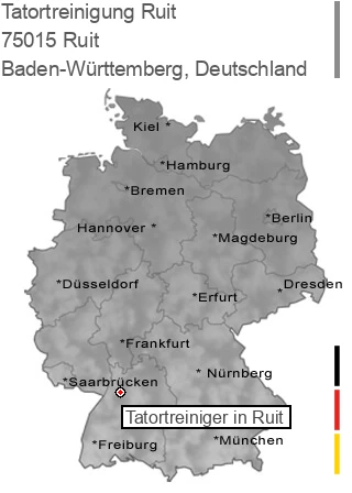 Tatortreinigung Ruit, 75015 Ruit