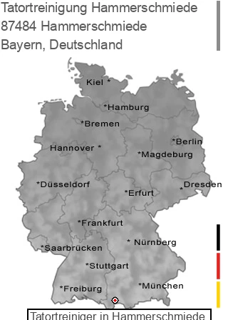 Tatortreinigung Hammerschmiede, 87484 Hammerschmiede