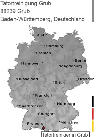 Tatortreinigung Grub, 88239 Grub