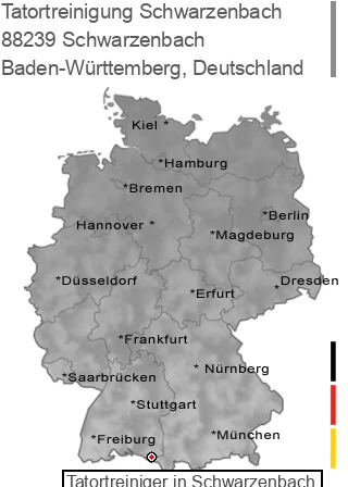 Tatortreinigung Schwarzenbach, 88239 Schwarzenbach