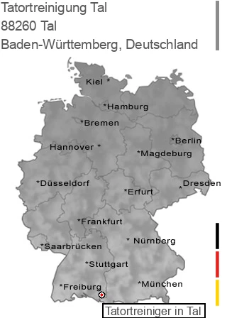 Tatortreinigung Tal, 88260 Tal