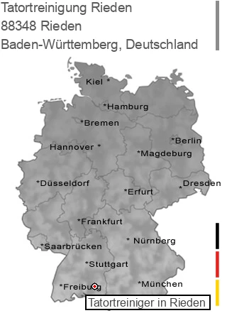 Tatortreinigung Rieden, 88348 Rieden