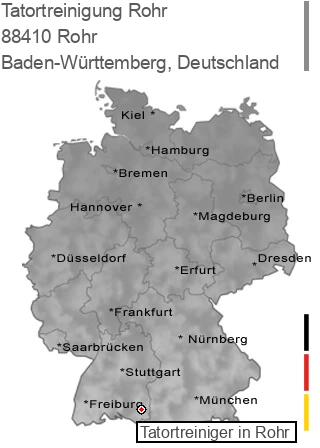 Tatortreinigung Rohr, 88410 Rohr