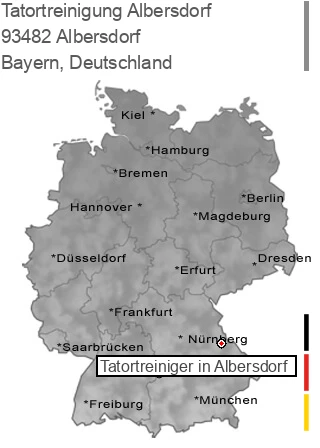 Tatortreinigung Albersdorf, 93482 Albersdorf