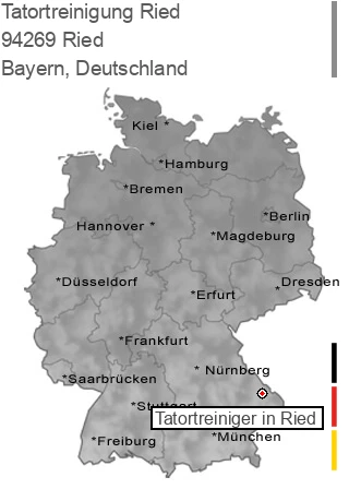 Tatortreinigung Ried, 94269 Ried
