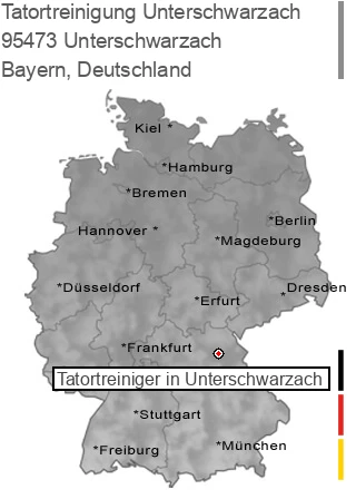 Tatortreinigung Unterschwarzach, 95473 Unterschwarzach