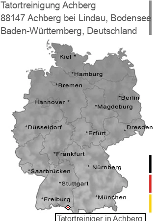 Tatortreinigung Achberg bei Lindau, Bodensee, 88147 Achberg