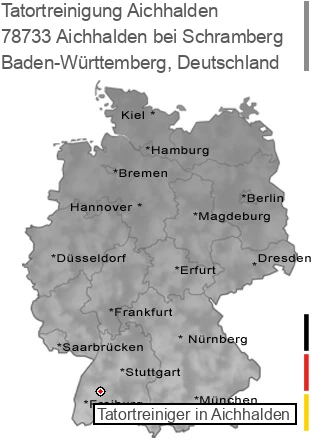 Tatortreinigung Aichhalden bei Schramberg, 78733 Aichhalden