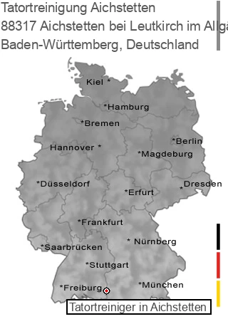 Tatortreinigung Aichstetten bei Leutkirch im Allgäu, 88317 Aichstetten