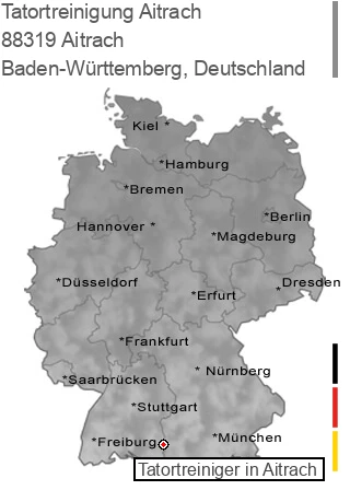 Tatortreinigung 88319 Aitrach, Baden-Württemberg Tatortreinigung Aitrach, 88319 Aitrach