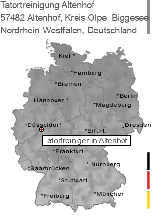 Tatortreinigung Altenhof, Kreis Olpe, Biggesee, 57482 Altenhof