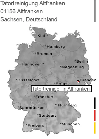 Tatortreinigung Altfranken, 01156 Altfranken