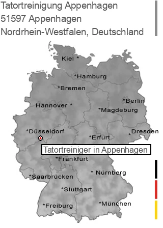 Tatortreinigung Appenhagen, 51597 Appenhagen