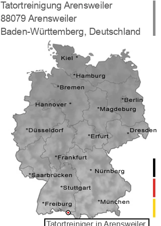 Tatortreinigung Arensweiler, 88079 Arensweiler