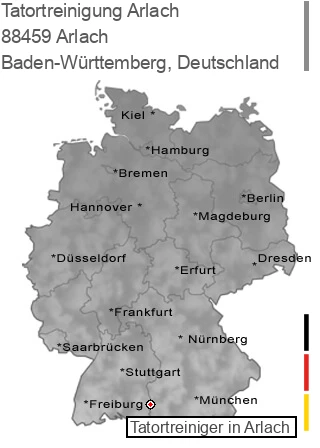Tatortreinigung Arlach, 88459 Arlach