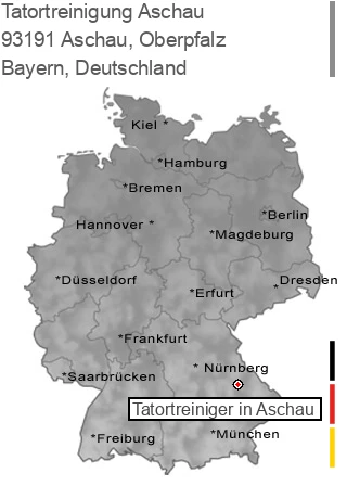 Tatortreinigung Aschau, Oberpfalz, 93191 Aschau