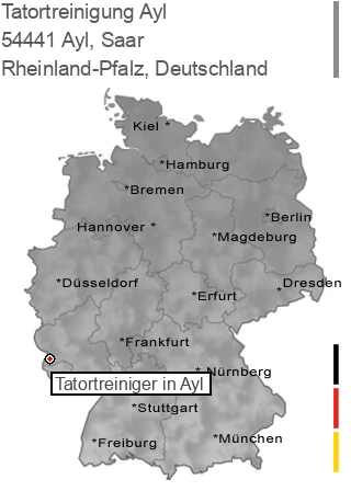 Tatortreinigung Ayl, Saar, 54441 Ayl
