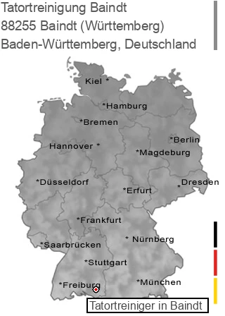 Tatortreinigung Baindt (Württemberg), 88255 Baindt