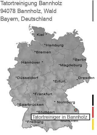 Tatortreinigung Bannholz, Wald, 94078 Bannholz