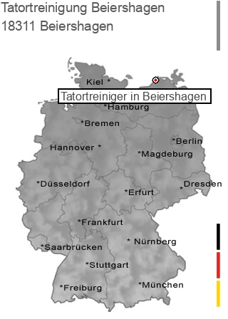 Tatortreinigung Beiershagen, 18311 Beiershagen