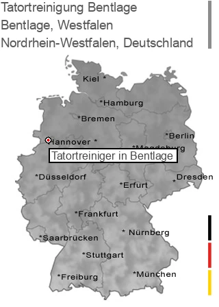Tatortreinigung Bentlage, Westfalen