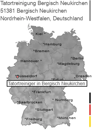 Tatortreinigung Bergisch Neukirchen, 51381 Bergisch Neukirchen