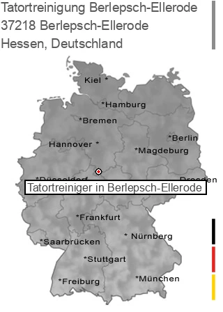 Tatortreinigung Berlepsch-Ellerode, 37218 Berlepsch-Ellerode