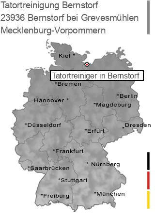 Tatortreinigung Bernstorf bei Grevesmühlen, 23936 Bernstorf