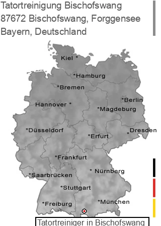 Tatortreinigung Bischofswang, Forggensee, 87672 Bischofswang