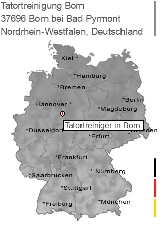 Tatortreinigung 37696 Born, Nordrhein-Westfalen Tatortreinigung Born bei Bad Pyrmont, 37696 Born