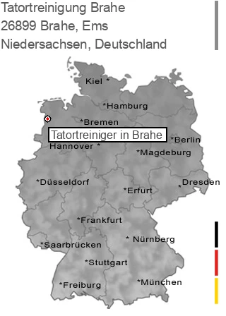 Tatortreinigung Brahe, Ems, 26899 Brahe