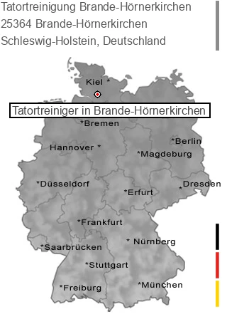 Tatortreinigung 25364 Brande-Hörnerkirchen, Schleswig-Holstein Tatortreinigung Brande-Hörnerkirchen, 25364 Brande-Hörnerkirchen