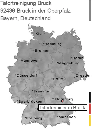 Tatortreinigung Bruck in der Oberpfalz, 92436 Bruck
