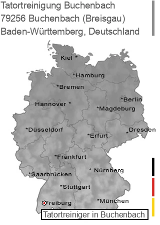 Tatortreinigung Buchenbach (Breisgau), 79256 Buchenbach