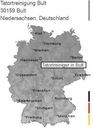 Tatortreinigung Bult, 30159 Bult