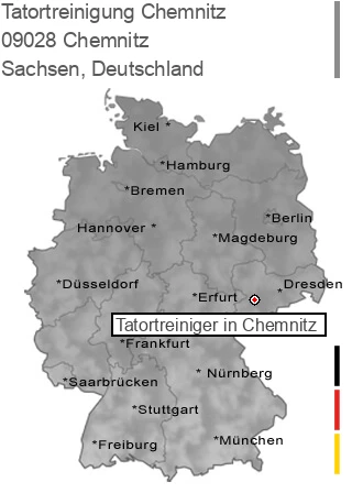 Tatortreinigung Chemnitz, 09028 Chemnitz