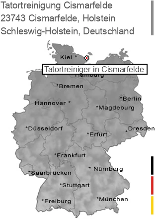 Tatortreinigung Cismarfelde, Holstein, 23743 Cismarfelde