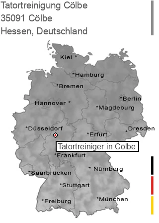 Tatortreinigung Cölbe, 35091 Cölbe