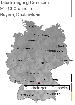 Tatortreinigung Cronheim, 91710 Cronheim