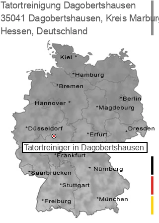 Tatortreinigung Dagobertshausen, Kreis Marburg an der Lahn, 35041 Dagobertshausen