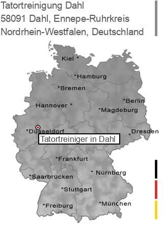 Tatortreinigung Dahl, Ennepe-Ruhrkreis, 58091 Dahl