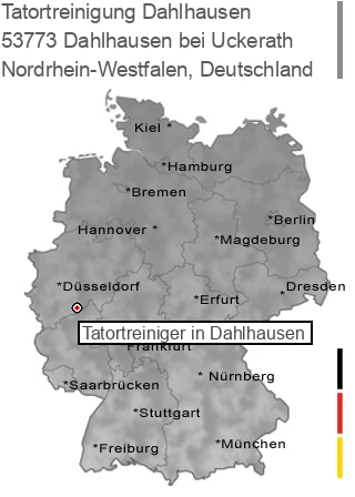 Tatortreinigung Dahlhausen bei Uckerath, 53773 Dahlhausen