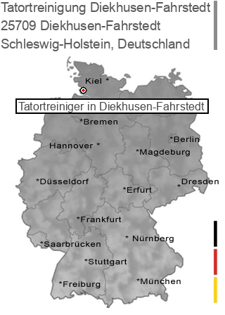 Tatortreinigung Diekhusen-Fahrstedt, 25709 Diekhusen-Fahrstedt
