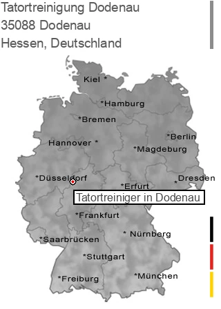 Tatortreinigung Dodenau, 35088 Dodenau