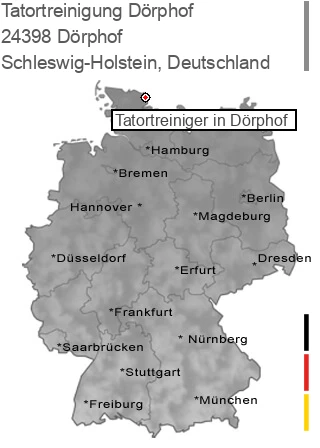 Tatortreinigung Dörphof, 24398 Dörphof