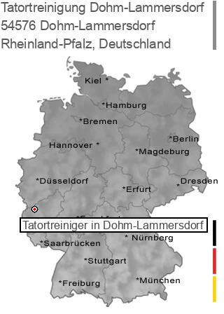 Tatortreinigung Dohm-Lammersdorf, 54576 Dohm-Lammersdorf